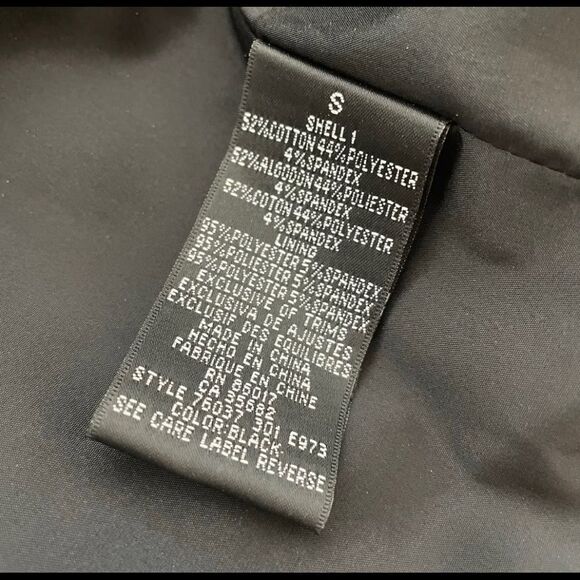 Bebe black satin collared zip up mini dress size small - Picture 8 of 9